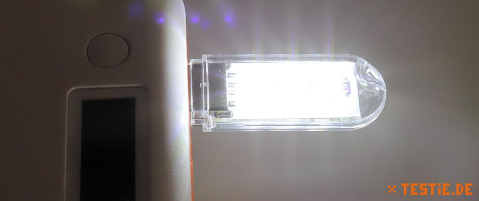 USB Lampe 3-fach leuchten