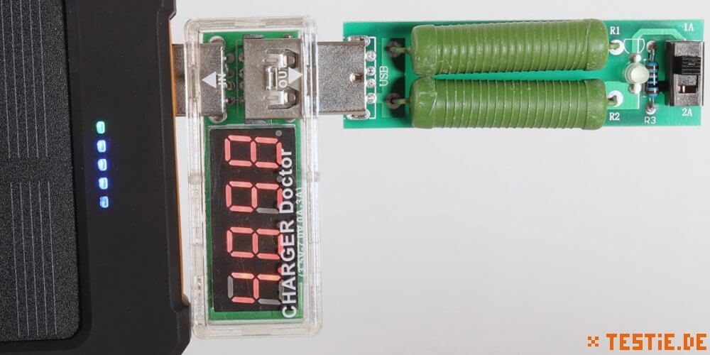 USB Multimeter Charger Doctor mit Lastwiderstand im Test