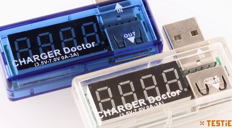 usb messgeraete charger-doctor in zwei Farben