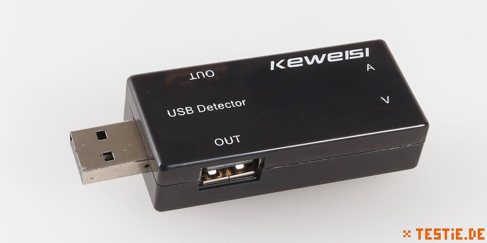 keweisi USB-Detector mit zwei USB Ausgängen